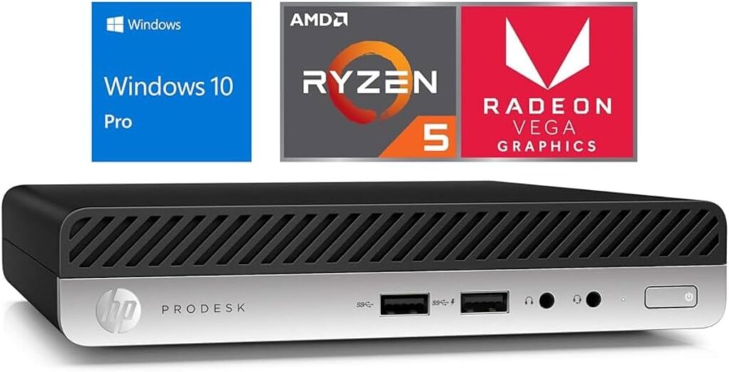 CPU HP ELITEDESK 705 MINI (Ryzen5-2400+8GB+SSD240) (Reacondicionado)