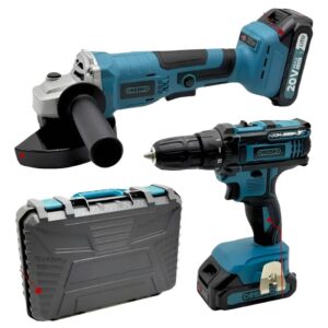 AMOLADORA + TALADRO INHALAMBRICO MAKITA 20V LITIO