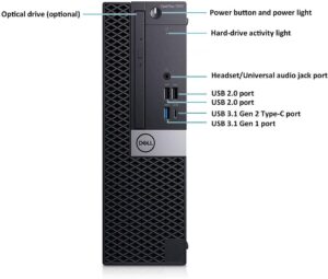 CPU DELL OPTIPLEX 7070 (I7-9700+16GB+240SSD+DVDRW) (Reacondicionado)