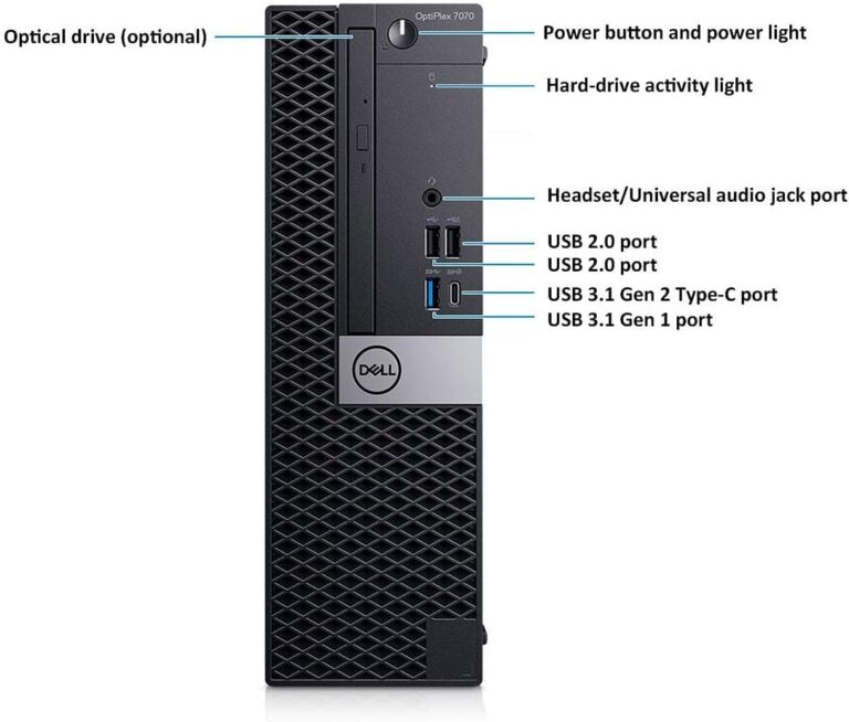 CPU DELL OPTIPLEX 7070 (I7-9700+16GB+240SSD+DVDRW) (Reacondicionado)