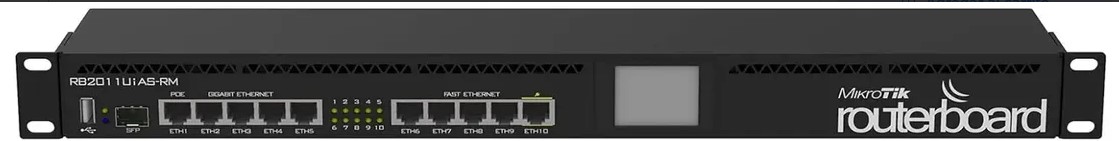 ROUTER MIKROTIK ROUTERBOARD RB2011UIAS-RM
