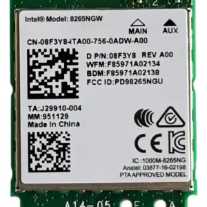 PLACA MINI PCI-E WIFI/BT4.2 INTEL 8265NGW M.2 2230