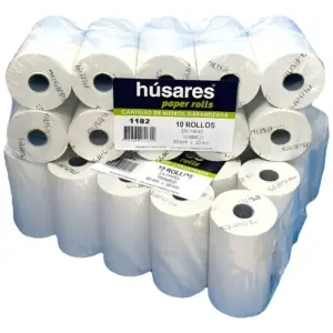 ROLLOS TERMICO HUSARES 80MM X 30MTS