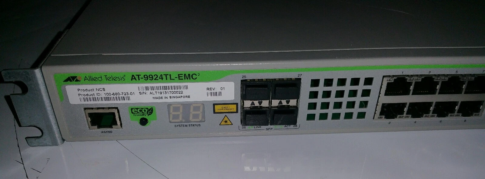 SWITCH 24PORTS ALLIED TELESIS AT-9924TL-EMC2 - Imagen 2