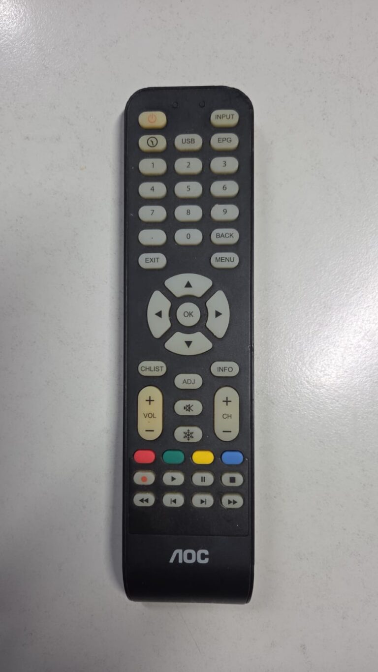 TV 43″ AOC LE43F1461/28 (CONTROL REMOTO S/TAPA PILAS)