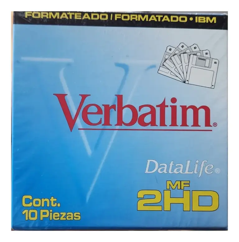 DISKETTE FORMATTED 3.5″ 1.44MB (VERBATIM #87410)