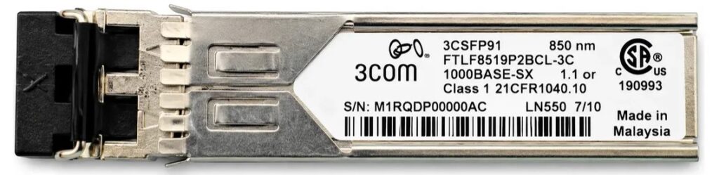 MODULO 3COM 3CSFP91 FTLF8519P2BCL-3C 1GB SFP+