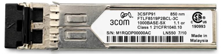 MODULO 3COM 3CSFP91 FTLF8519P2BCL-3C 1GB SFP+