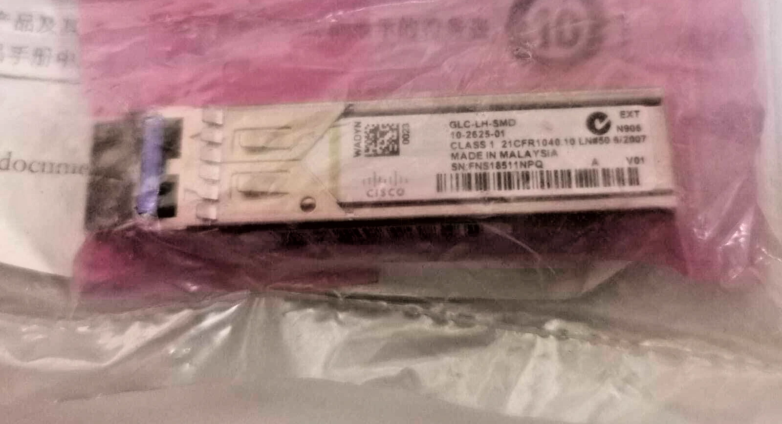 CISCO MODULO GLC-LH-SMD P/N 10-2625-01 - Imagen 2