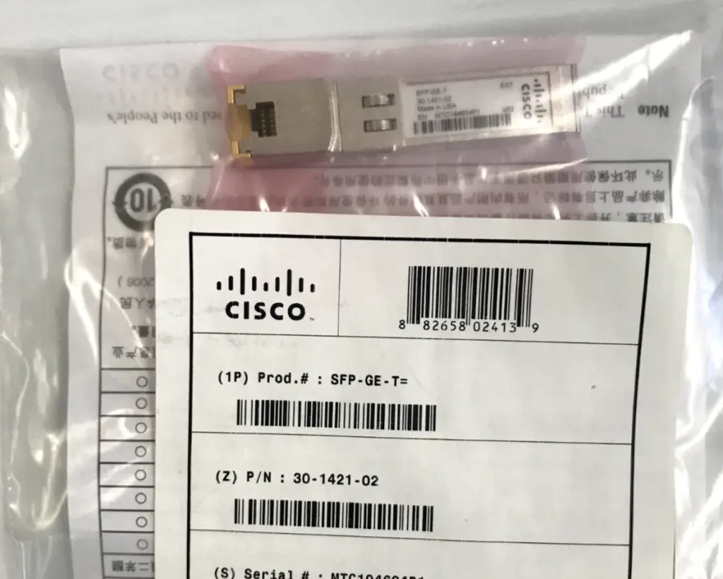 CISCO MODULO SFP-GE-T P/N 30-1421-02